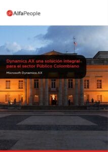 Dynamics AX una solucion integral para el sector Publico Colombian Cover