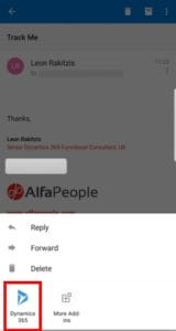 alfahacks leon explains link microsoft dynamics 365 outlook app 12