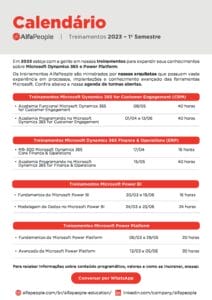 Calendario Treinamentos 2023