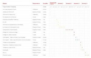 calendário Start and go marketing