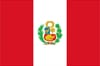 flat rectangle peru flag