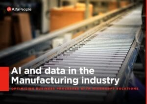 E book AI in Manufacturing Cover image for landing page