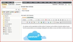 knowledgebase create new article screenshot