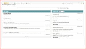 knowledgebase search screenshot