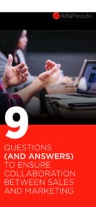 E Book 9 Questions And Answers To Ensure Collaboration Between Marketing And Sales Alfapeople