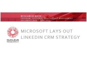 Microsoft lays out LinkedIn CRM strategy