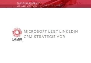 nucleus research report zu microsoft relationship sales