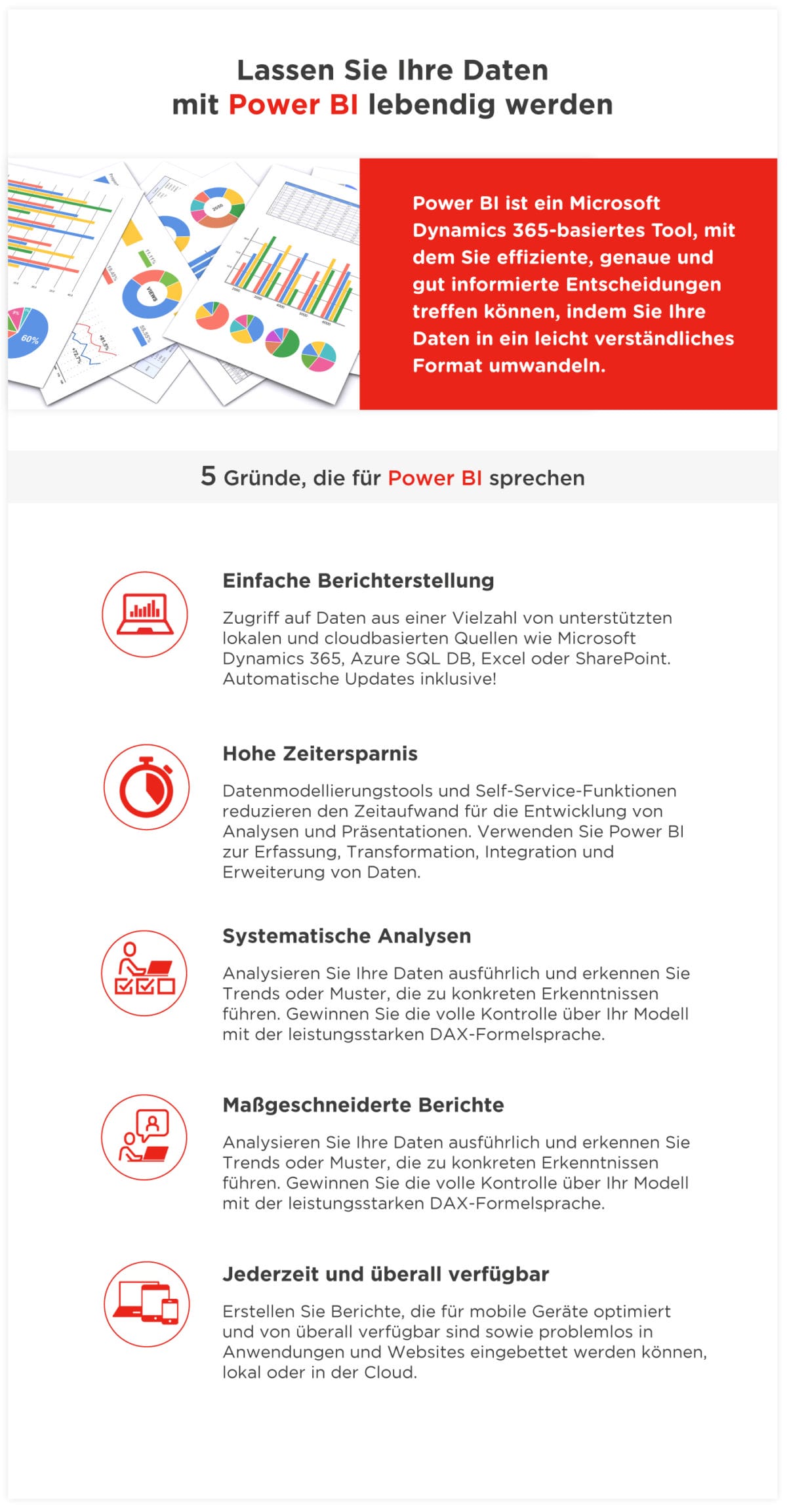 Infographic: Lassen Sie Ihre Daten mit Power BI lebendig werden