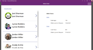 Figure 6 – Cleanup Old Objects App admin view – User selection