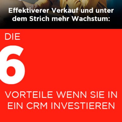Erzielen Sie mit Ihrem CRM effektive Vertriebs- und Umsatzsteigerungen.