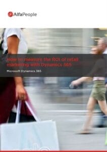 Whitepaper How to measure the ROI of retail marketing with Dynamics 365 Cover