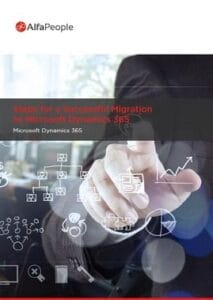 Whitepaper Steps for a Successful Migration to Microsoft Dynamics 365 Cover