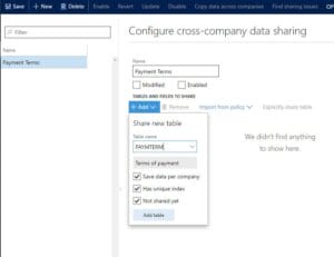 Cross Company Data Sharing with Microsoft Dynamics AX and Microsoft Dynamics 365 for Operations Image1
