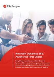 microsoft dynamics 365 always the first choice cover