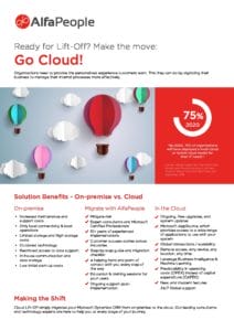 Cloud Migration 1 Pager