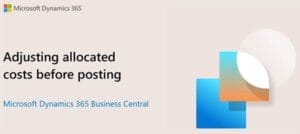 cost allocations in business central
