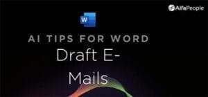 Draft professional emails