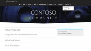 Dynamics 365 Portals - Community Portal