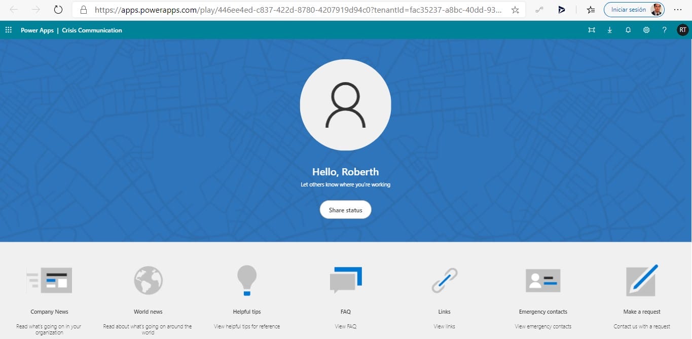With Power Apps Crisis Communication app, keep your people informed about COVID-19