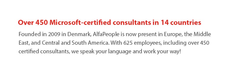 Over 450 certified consultants red Over 450 certified consultants red